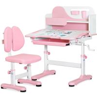 Парта со стулом Mealux Wave Grey (+ полка) Фото