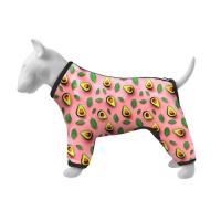 Ветровка для животных WAUDOG Clothes Авокадо на рожевому M 45 Фото