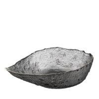 Салатник Ardesto Leaf 21.5см, скло, сірий Фото