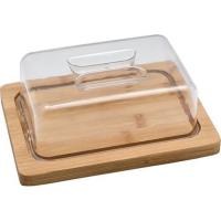 Маслянка кухонна Ardesto Midori, 20х15х7.5см, бамбук, пластик Фото