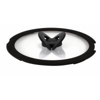 Кришка для посуду Tefal Ingenio 28см, скло, силікон, прозоро-чорний Фото