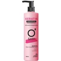 Шампунь O'Shy Keratin Блиск та випрямлення 400 мл Фото