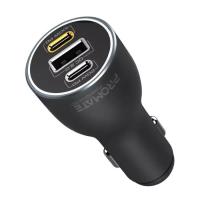 Зарядное устройство Promate 2xUSB-C + USB-A Фото