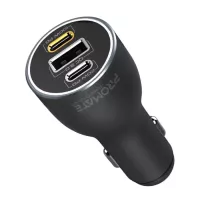 Зарядний пристрій Promate 2xUSB-C + USB-A Фото