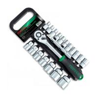 Набор инструментов Toptul с трещоткой 1/2" 20шт. 8-32мм Фото