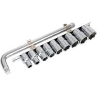 Набор торцевых головок Toptul торцевых на планке 1/2" Фото