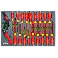 Набір інструментів Toptul VDE 1000V ізольованих 20 шт. в ложементі Фото