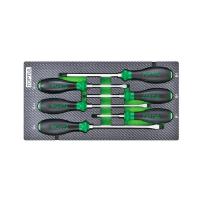 Набір викруток Toptul із шестигранником ударних 6 шт. у ложементі Фото