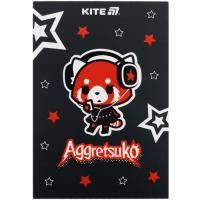 Блокнот Kite Aggretsuko A5, 50 аркушів, клітинка Фото