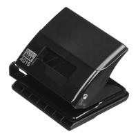 Дырокол Buromax пластиковый, до 20 листов, 120 х 88 х 76 мм, черны Фото