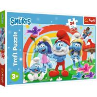 Пазл Trefl Maxi The Smurfs День смурфа 24 элемента Фото