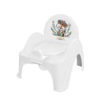 Горщик Tega Baby WILD&FREE LITTLE FOX стілець, з музикою, white gre Фото