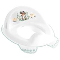 Накладка на унитаз Tega Baby WILD&FREE LITTLE FOX антиковзка, white green Фото