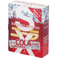 Презервативы Sagami Xtreme Cola С ароматом колы 3 шт. Фото
