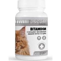 Витамины для кошек Unicum PREMIUM зубья и кости 100 табл. Фото