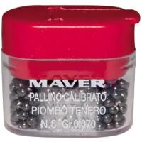 Грузило Maver набір Pallini Supercalibrati Teneri 3 (0.194g) Фото