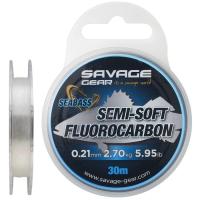 Флюорокарбон Savage Gear Semi-Soft Seabass 30m 0.35mm 6.72kg Clear Фото