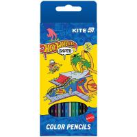Карандаши цветные Kite Hello Kitty двосторонні, 12 шт. 24 кольори Фото