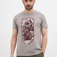 Футболка Sol's Imperial Cossack with hawk світло-сірий XXL Фото