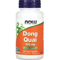 Трави Now Foods Дудник (Дягіль), 520 мг, Dong Quai, 100 вегетаріан Фото