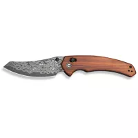Ніж Civivi Sixgill, Guibourtia Wood, Damascus Фото