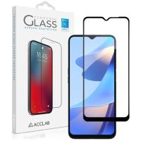 Стекло защитное ACCLAB Full Glue Oppo A16 Black Фото
