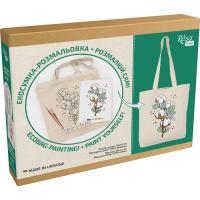 Набор для творчества Rosa Talent екосумка-розмальовка, Бавовна, 38х42 см Фото
