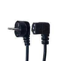 Кабель питания Armorstandart C13 1.8m 90° corner black Фото