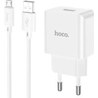 Зарядное устройство HOCO C106A Leisure USB + cable USB to Micro 5P 10.5W Wh Фото