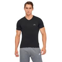 Футболка Kappa T-shirt Mezza Manica Scollo V K1316 Nero чорний M Фото