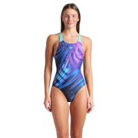 Купальник Arena Flow Swimsuit V Back Lb 008935-790 темно-синій 44 Фото
