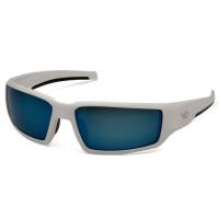 Солнцезащитные очки Venture Gear Pagosa White Anti-Fog Зеркальные синие в белой опр Фото