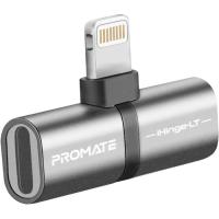 Переходник Promate Lightning M to 2xLightning F Audiо + Charge Фото
