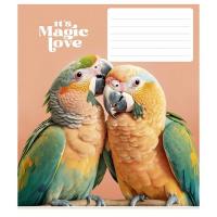 Тетрадь Школярик It's a magic love 12 листов клетка Фото