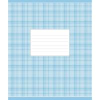 Тетрадь Школярик Голубая шотландка 12 листов линия Фото