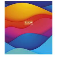 Тетрадь Школярик Cloud colorful 48 листов клетка Фото