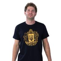 Футболка Sol's Imperial 190 Герб України чорний XL Фото