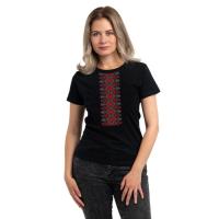 Футболка Sol's Regent Women Вишиванка вертикально чорний XXL Фото