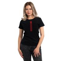 Футболка Sol's Regent Women Вишиванка стрічкою чорний XXL Фото