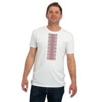 Футболка Sol's Regent Вишиванка вертикально білий S Фото