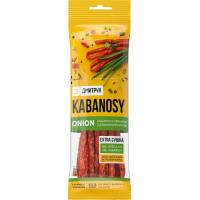 Мясные снеки Дмитрук Кабаносы Onion из свинины с луком 80 г Фото