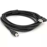 Кабель для принтера Ritar USB 2.0 AM/BM 3.0m 90° corner black Фото