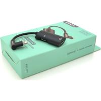 Переходник iKAKU Lightning 4-in-1 Audio Adapter Lightning + 3.5mm b Фото