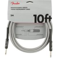 Инструментальный кабель Fender Cable Professional Series 10' White Tweed Фото