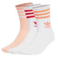 Шкарпетки Adidas Crew Sock 3str JI9472 білий, рожевий, червоний S ( Фото