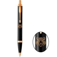 Ручка шариковая Parker IM 17 ZODIAC Black GT BP Тигр Фото