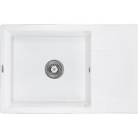 Мийка кухонна GRANADO NAVIA white з сифоном (775*495mm.) Фото