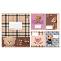 Зошит Yes You are cute А5 12 аркушів коса лінія Фото