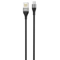 Дата кабель XO USB 2.0 AM to Micro 5P 1.0m 2.1A double-side black Фото