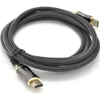 Кабель мультимедийный VEGGIEG HDMI M to HDMI M 1.0m V2.0 4K black Фото